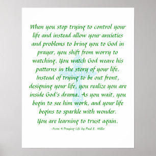 Poster Não se preocupe - Pray e olhe