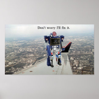 Pôster Não se preocupe, vou consertar.