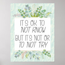 Não sei, mas não está bem não tentar