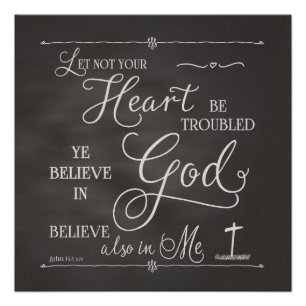 Pôster Não Seja Perturbado O Seu Coração