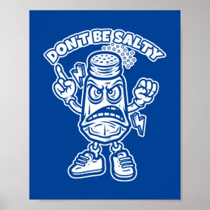 Poster Não seja salgado