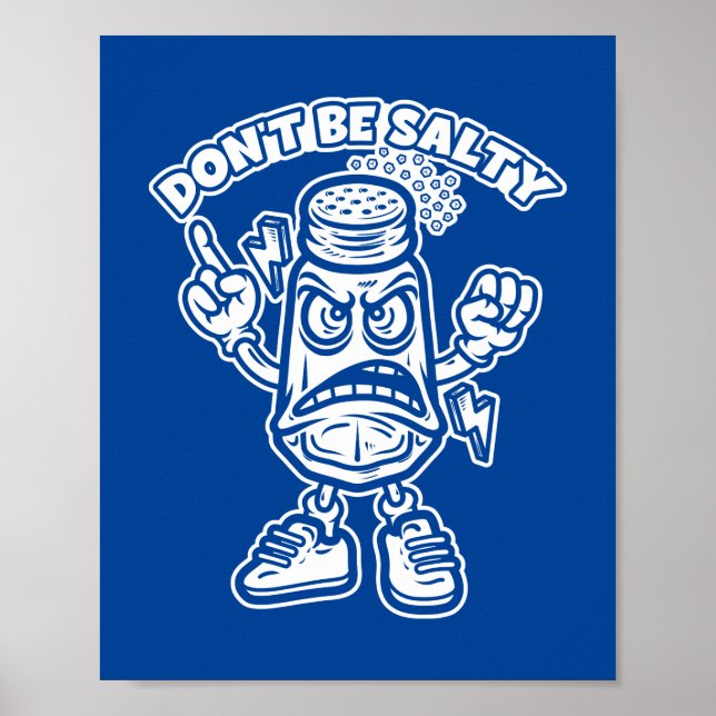 Poster Não seja salgado (Frente)