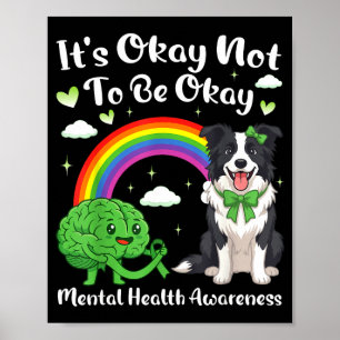 Poster Não ser cão de fronteira de conscientização sobre