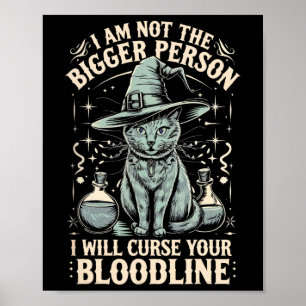 Poster Não Sou A Maior Pessoa Que Irei Amaldiçoar Seu San