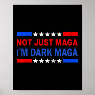 Poster Não sou apenas Mega, sou Mega Sombrio Trump 2024 E
