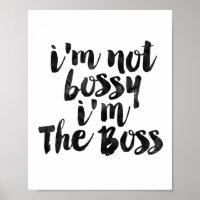 Não sou o chefe.