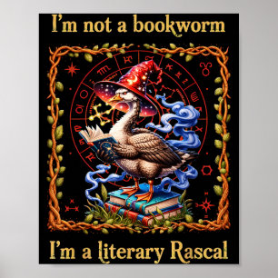 Poster Não sou um rato de biblioteca, sou um ganso maland