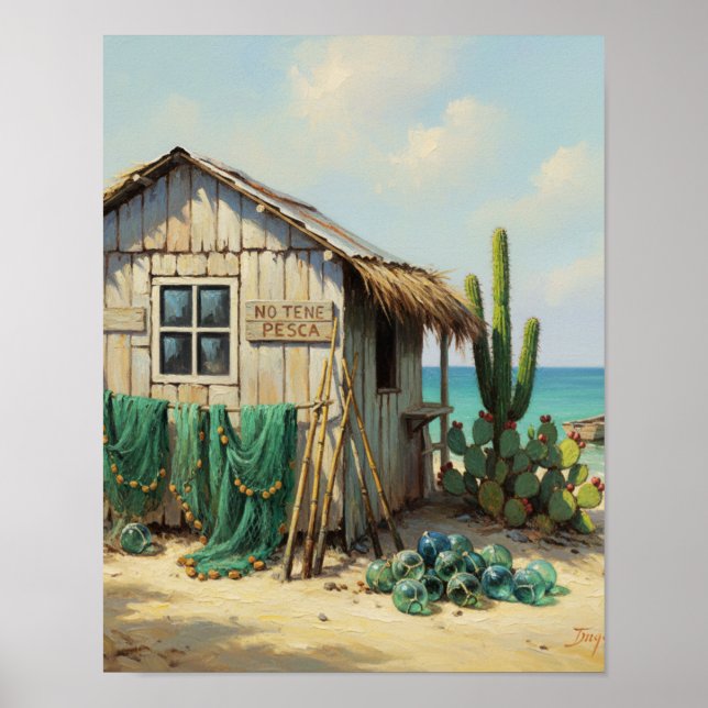 Poster Não tem pesca boa em Bonaire (Frente)