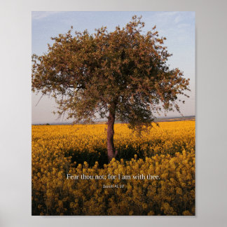 Poster Não Temas — Isaías 41:10 Arte