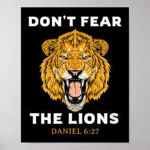 Poster Não Tenha Medo Da Bíblia Daniel 6_27