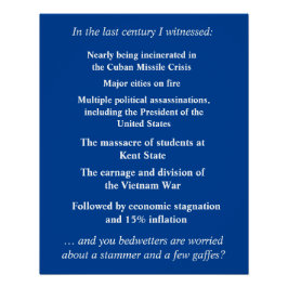 Pôster Não tenha tanto medo de apoiar Joe Biden