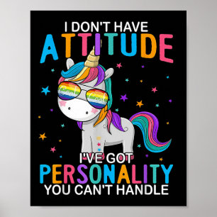 Poster Não Tenho Atitude Tenho Ity Você Não Aguenta