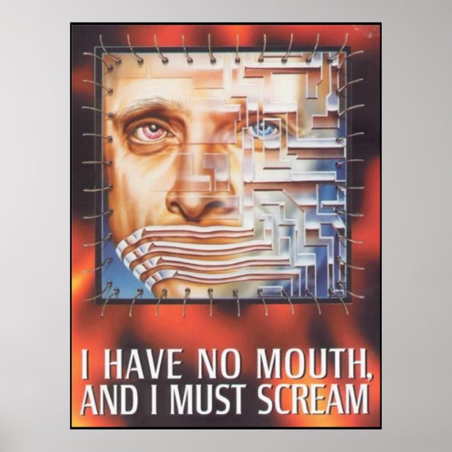 Poster Não tenho boca e tenho de gritar (Frente)