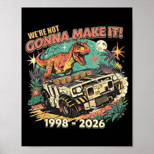 Poster Não vai fazer o casamento de dinossauro animal fam