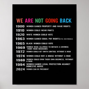 Poster Não Vão Voltar Aos Direitos De Voto