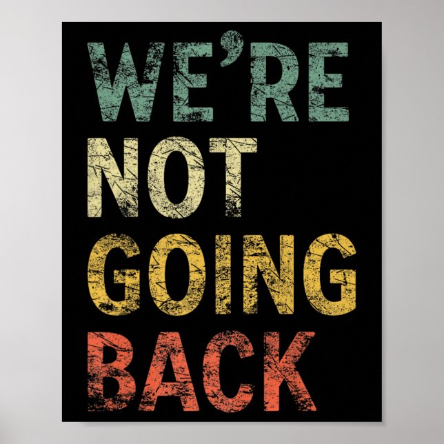 Poster Não Voltar À Votação Para 2024, Presidente Kamala  (Frente)