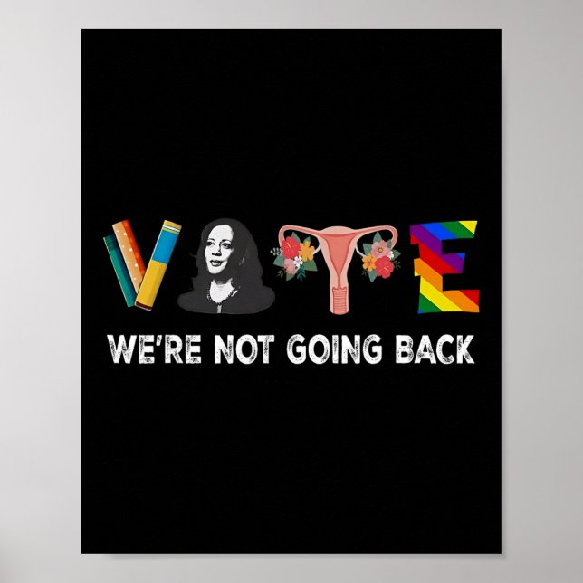 Poster Não Voltar À Votação Para 2024, Presidente Kamala  (Frente)