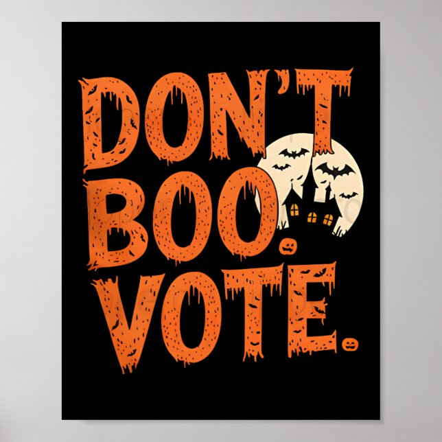 Poster Não Votem Figurinos de Halloween Meninos Meninos (Frente)