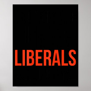 Poster Não Zombe de Liberais Sem Mim Piada Sarcasmo