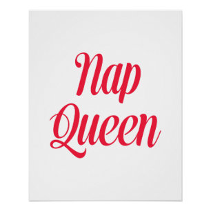 Pôster Nap Queen Pink Cherred