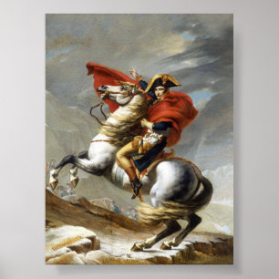 Poster Napoleão atravessando os Alpes