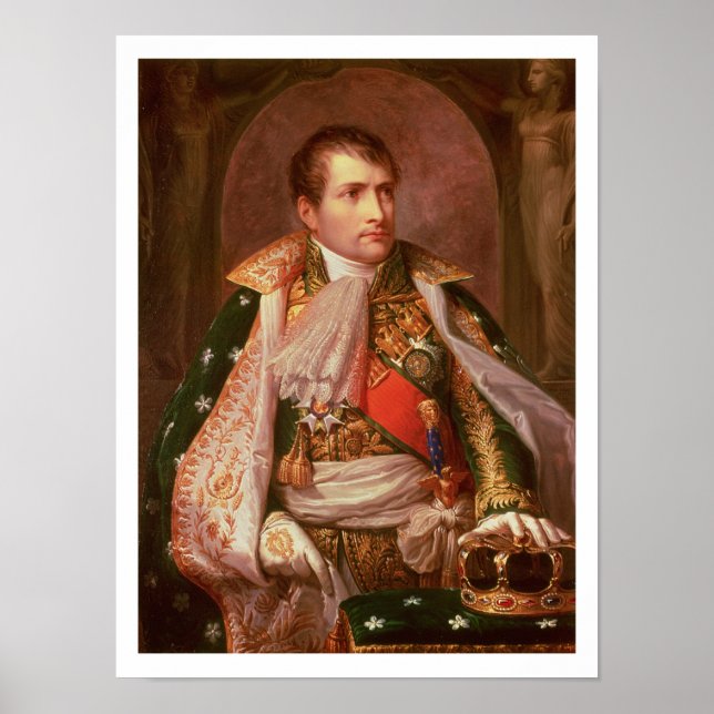 Poster Napoleão Bonaparte (1769-1821), rei da Itália, (Frente)