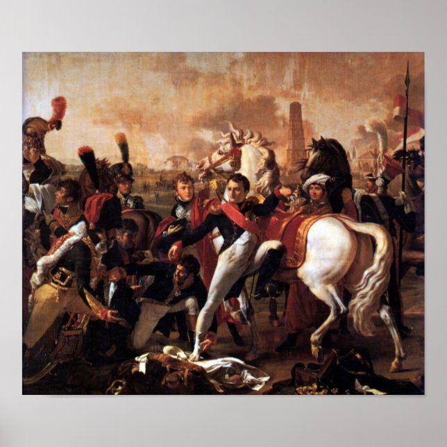 Pôster Napoleão em Ratisbon (Frente)