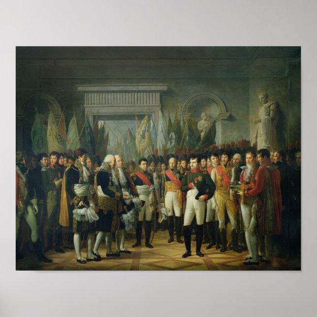 Poster Napoleão Eu Recebo os Deputados (Frente)