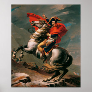 Poster Napoleão na Rua. Bernard Pass