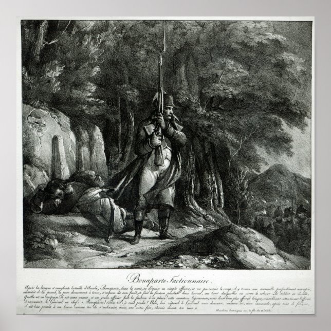 Poster Napoleão sobre o direito de entrada (Frente)