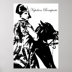 Pôster Napoleon a cavalo