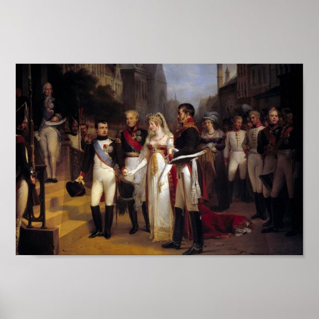 Poster Napoleon and the Queen of Prussia at Tilsit (Frente)