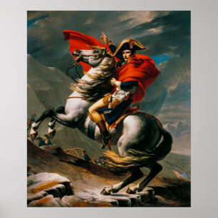 Poster Napoleon Crossing the Alps by Jacques-Louis David
