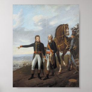 Pôster Napoleon e Berthier em Marengo