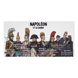 Pôster Napoléon et sa bande