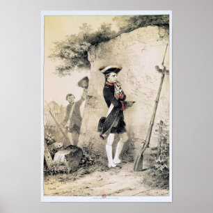 Poster Napoleon I at Military School