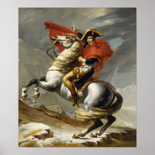 Pôster Napoleon que cruza os cumes