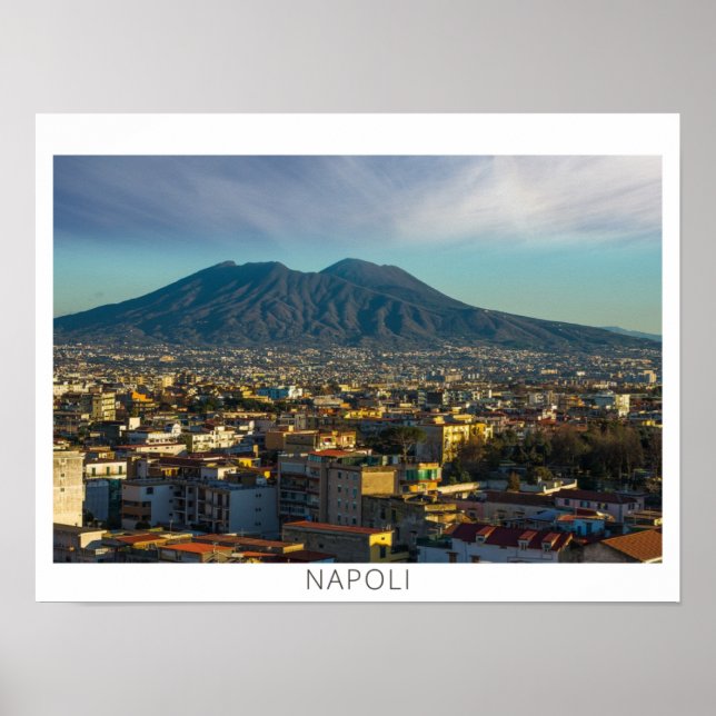 Poster Nápoles Itália (Frente)