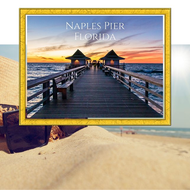 Poster Nápoles Pier Florida (Naples Pier Florida Poster)