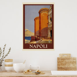 Poster Napoli Vintage Travel 