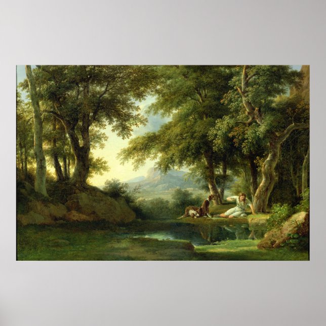 Pôster Narciso Admitindo sua Reflexão (Frente)