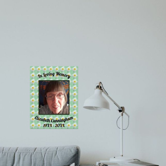 Poster Narciso Branco na Foto Memorial Verde (Criador carregado)