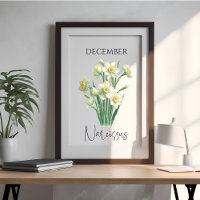 Narciso Floral do Mês de Nascimento de Dezembro
