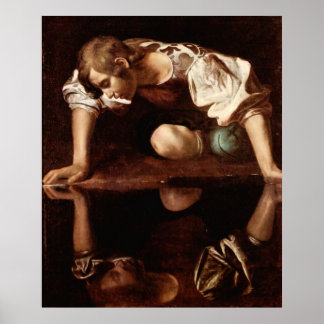 Poster Narciso por Caravaggio