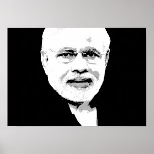 Pôster Narendra Modi enfrenta