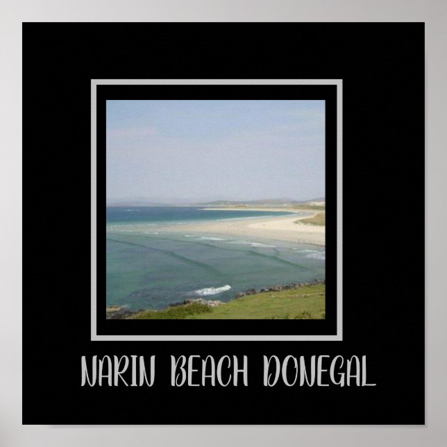 Poster Narin Portnoo Beach Donegal (Frente)