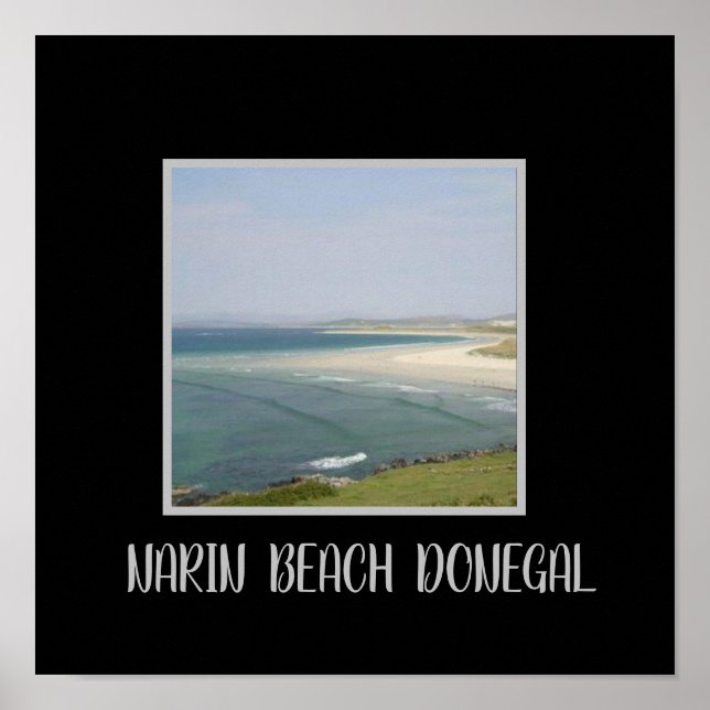 Poster Narin Portnoo Beach Donegal (Frente)