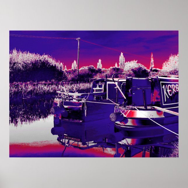 POSTER NARROWBOATS CANAIS (Frente)
