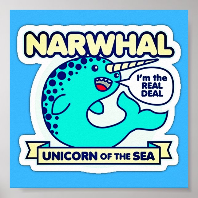 Pôster Narwhal (Frente)