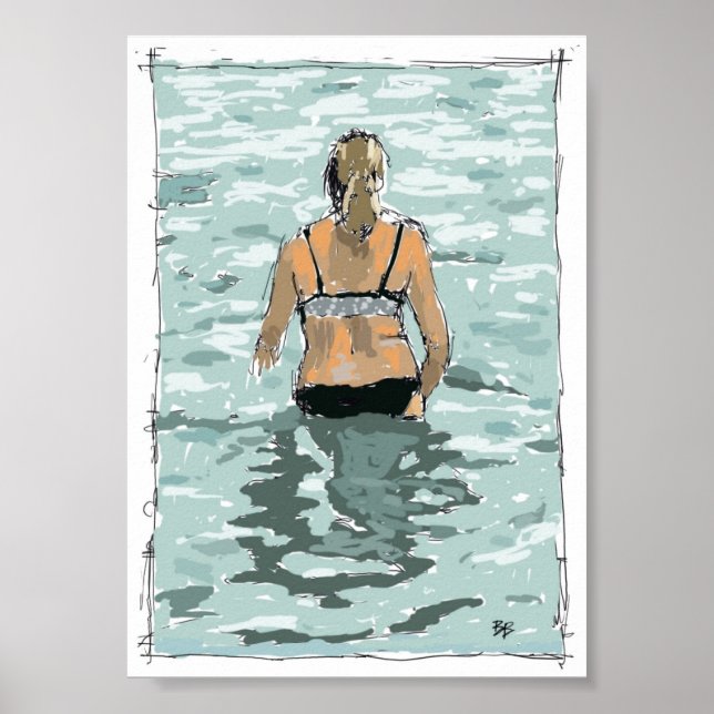 Poster Nas Bahamas. (Frente)